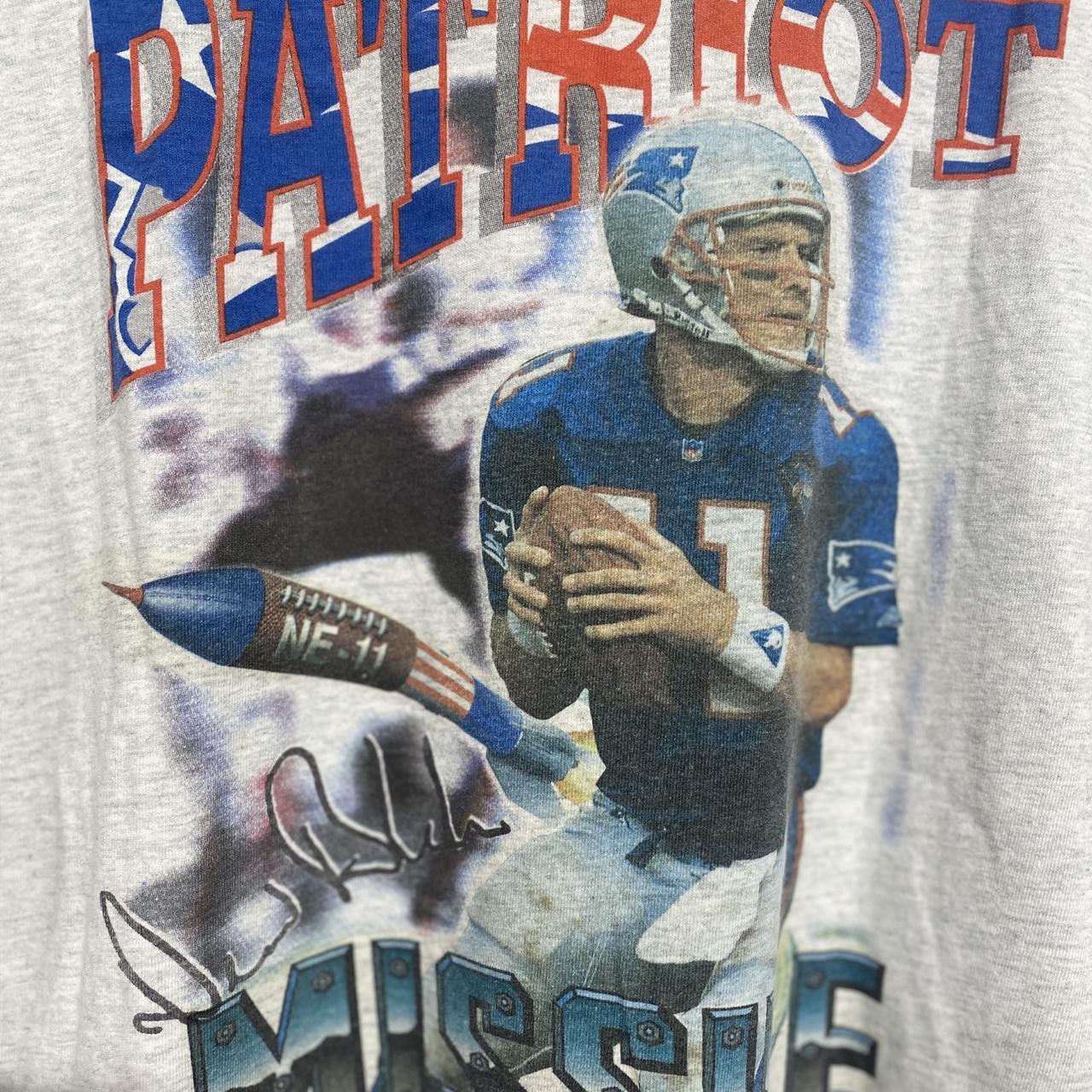 Vintage 1995 Drew Bledsoe New England Patriots - Depop