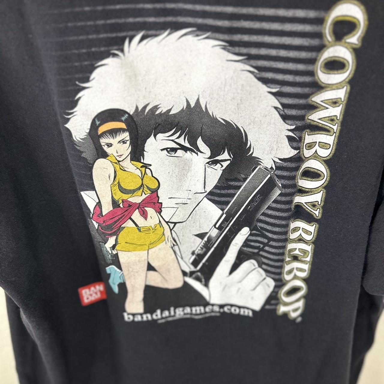 Vintage 2004 Cowboy Bebop Y2k Shirt. Sz XL Black.... - Depop