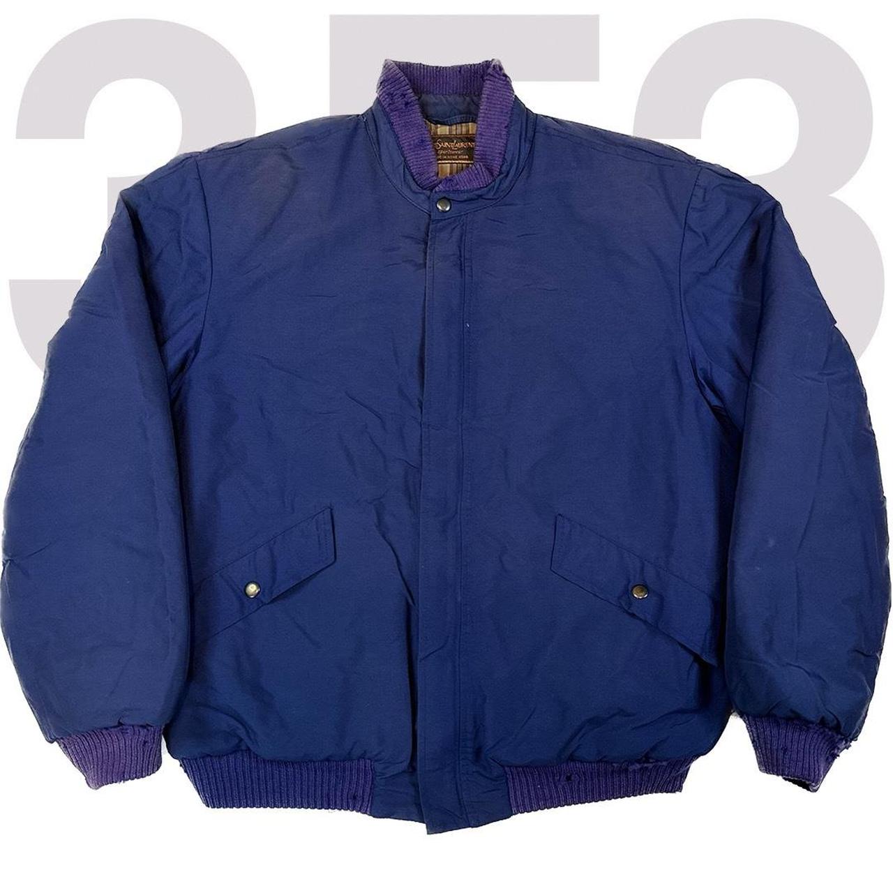 Vintage 1980s Yves Saint Laurent Bomber Jacket. Sz L... - Depop