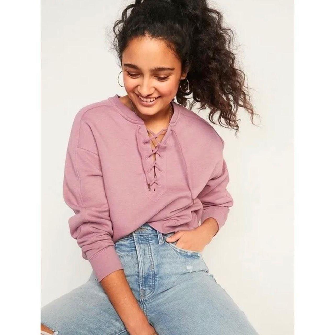 Old navy 2024 pink sweatshirt