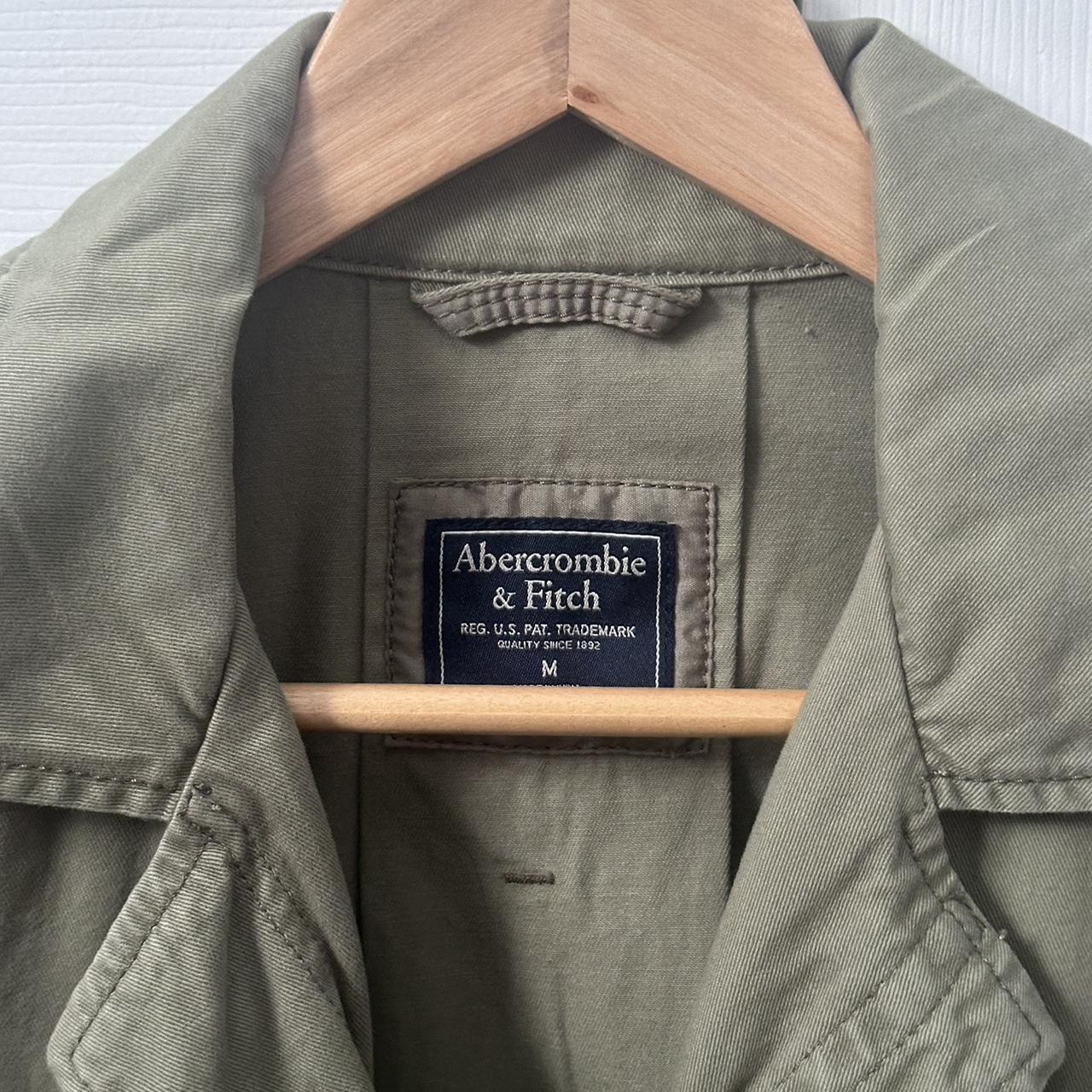 Abercrombie & Fitch Women's Jacket - Khaki/Green … - image 2