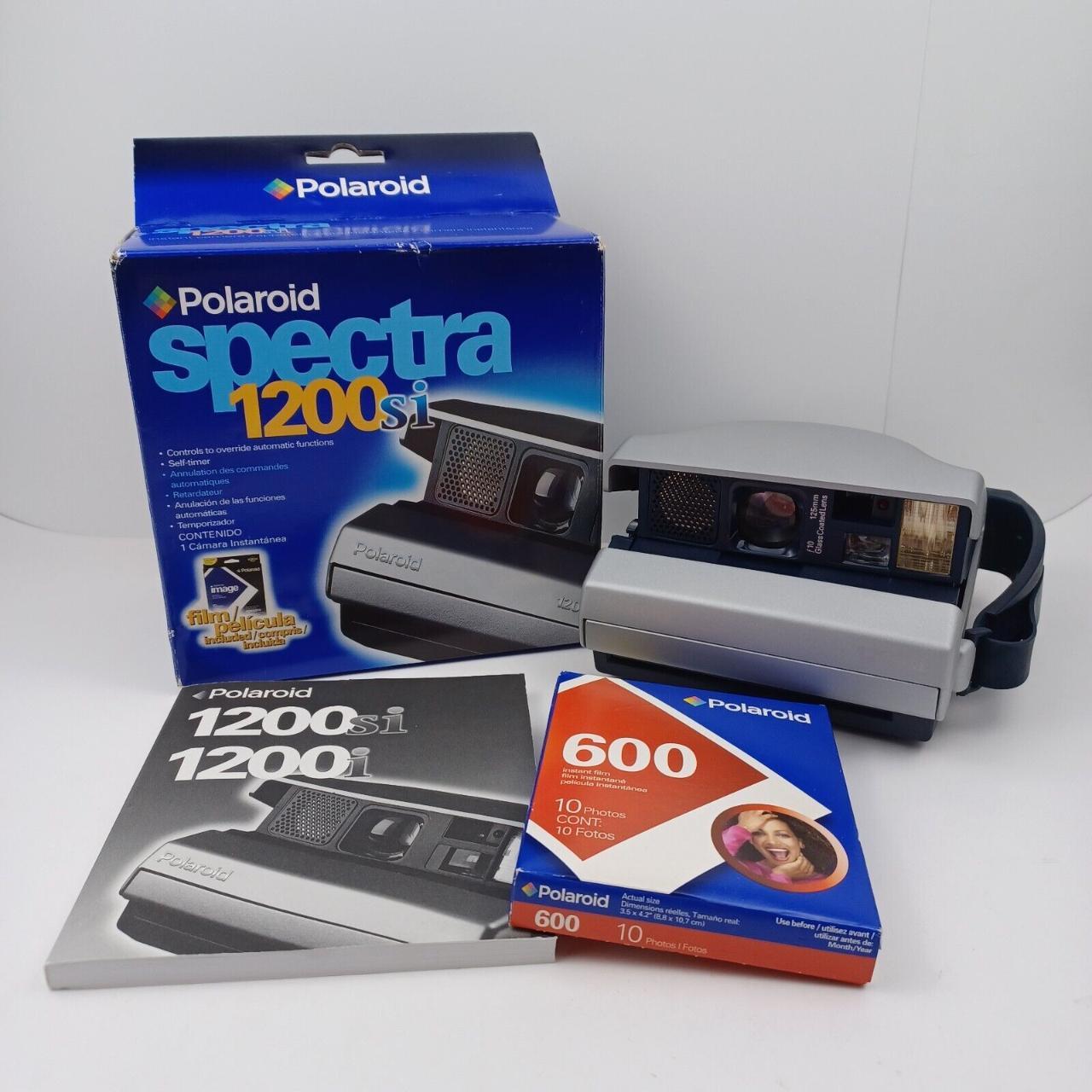 Polaroid Spectra 1200si Instant Camera With Box &... Depop