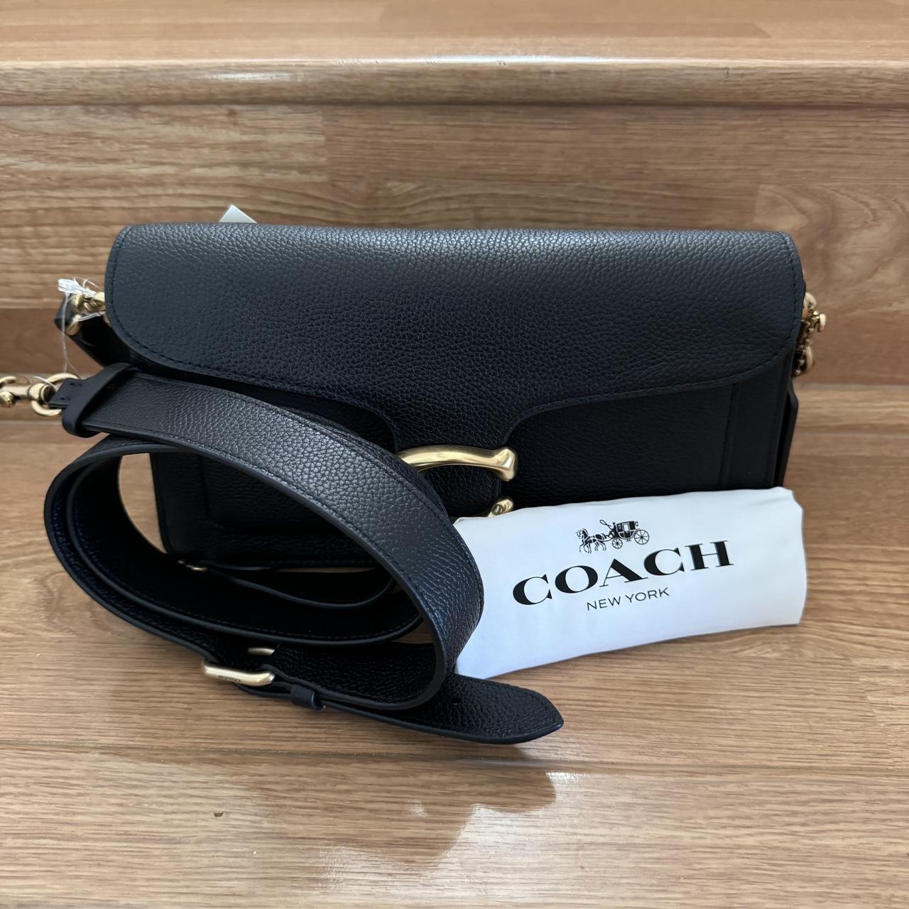 Coach Tabby Shoulder Bag 26 In Black 73995 New with | Depop