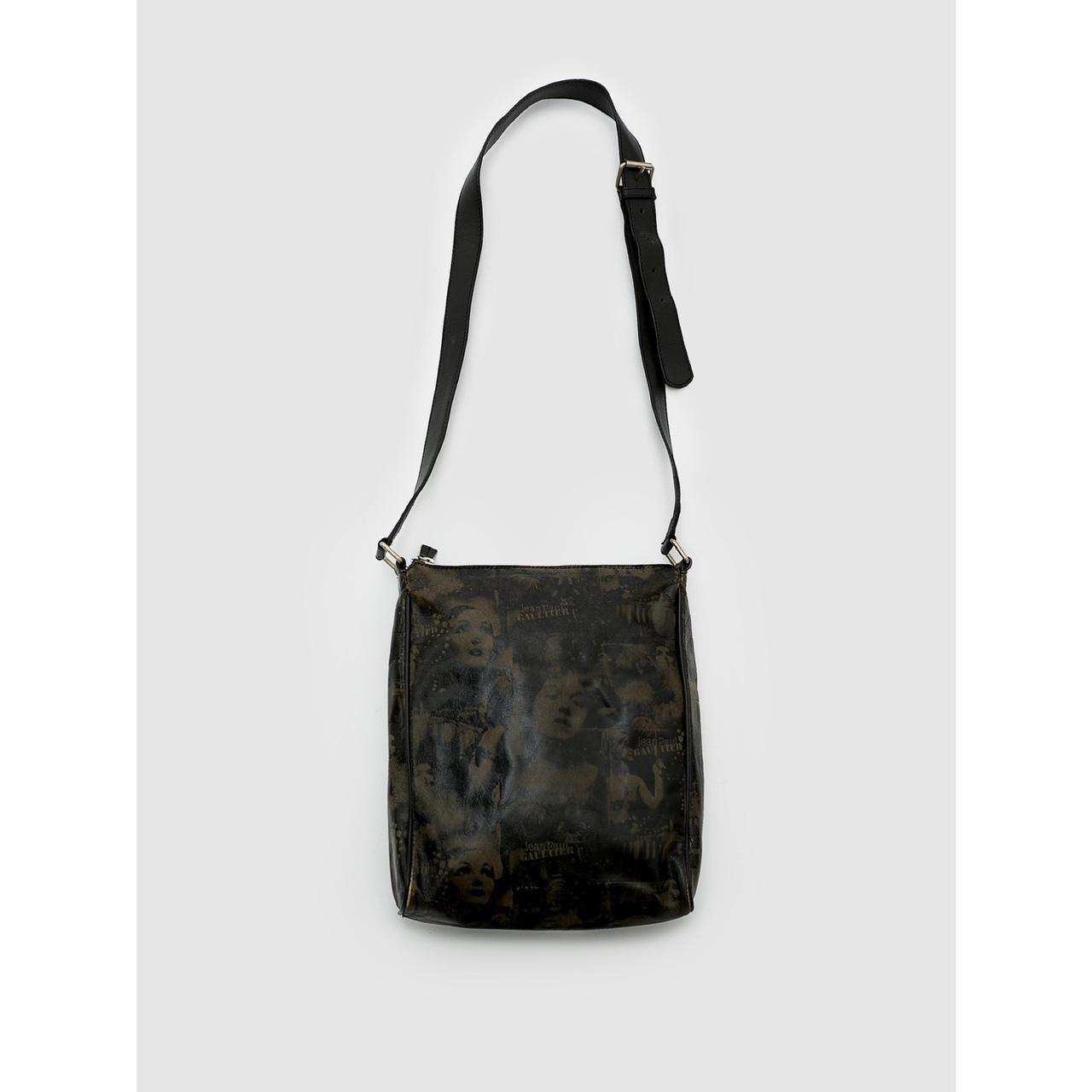 Jean Paul Gaultier leather crossbody bag featuring | Depop