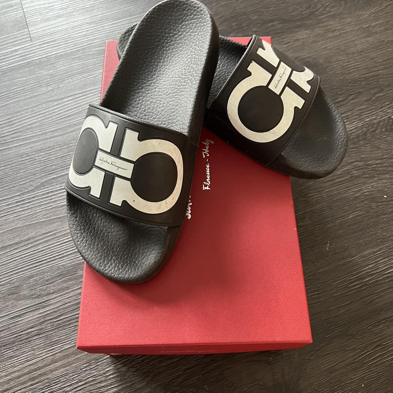 saks ferragamo slides