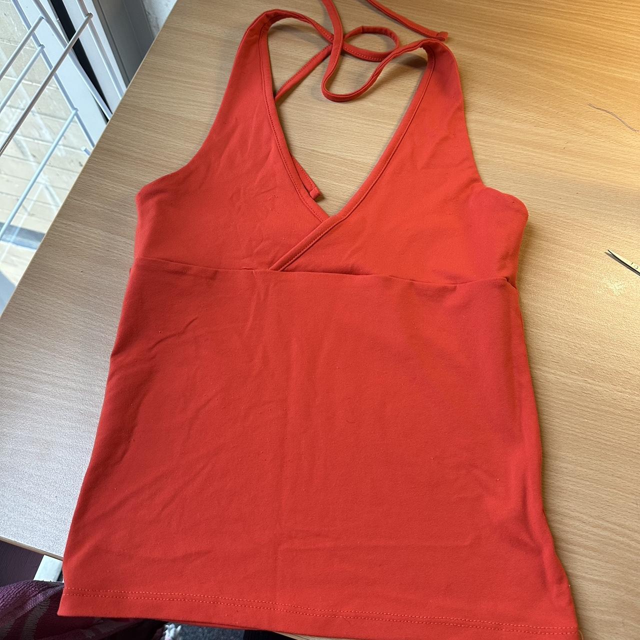 Glasson Halter Top Red Size Small Depop