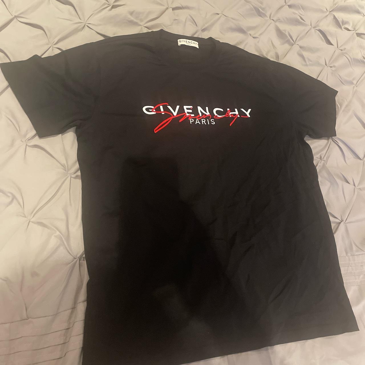 givenchy paint splatter t shirt