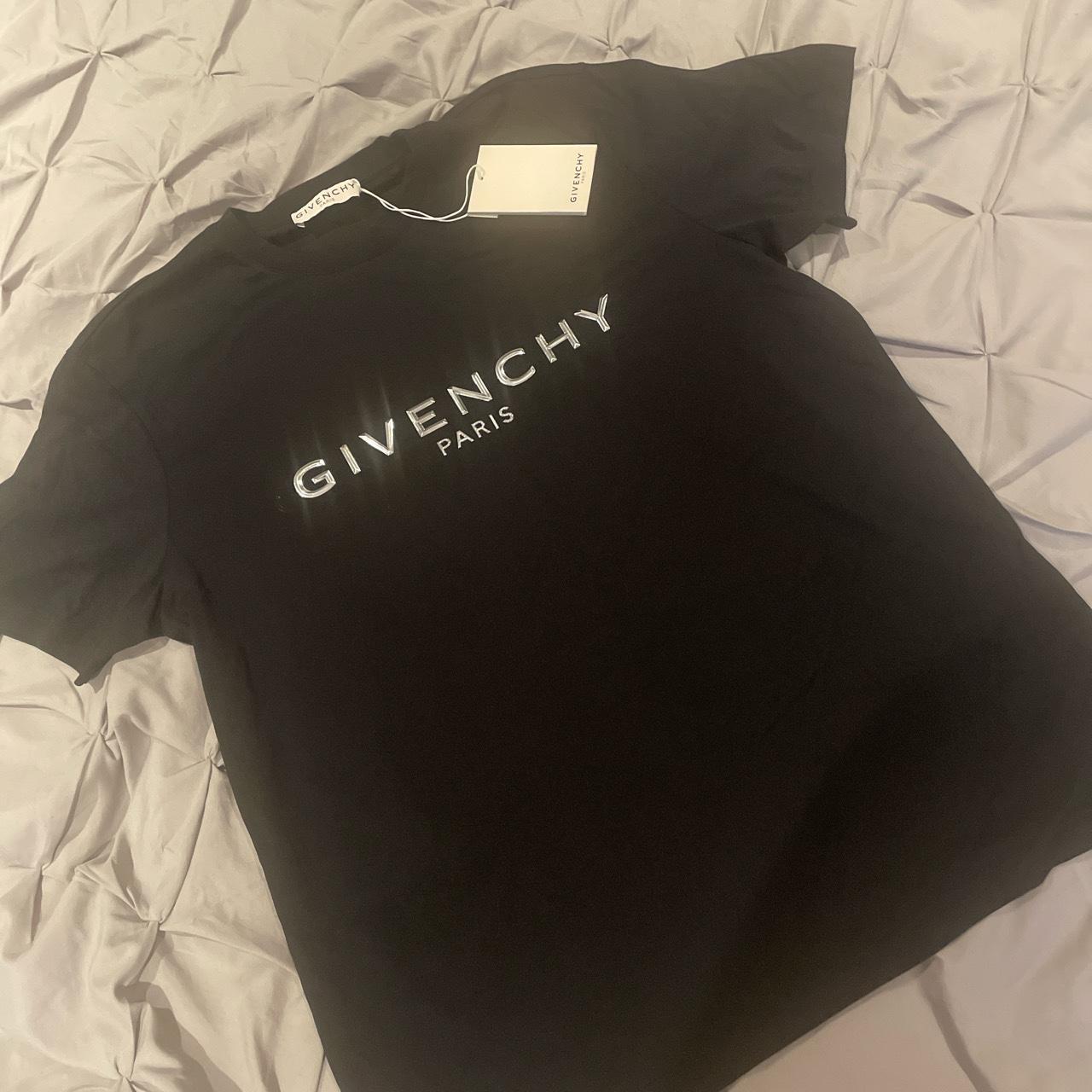 givenchy paint splatter t shirt