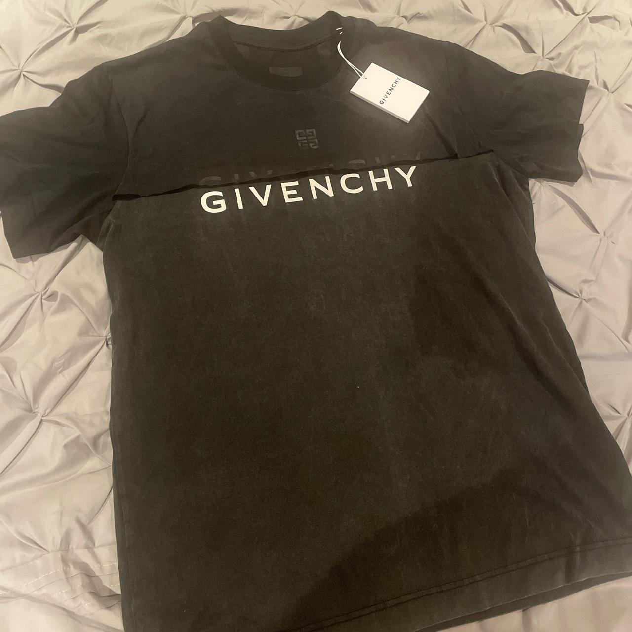 givenchy paint splatter t shirt