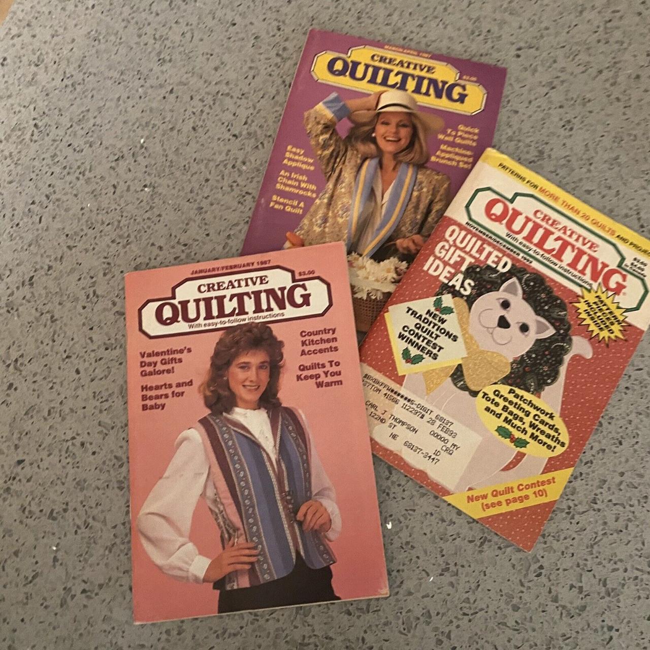 Lot Of 10 Vintage Quilting Books Magazines Patterns... Depop