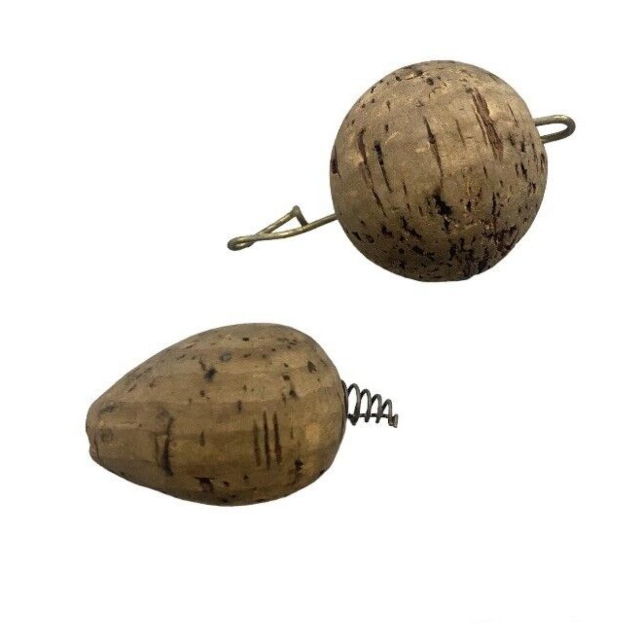 Antique Fishing Floats Cork Bobbers Round Vintage... Depop