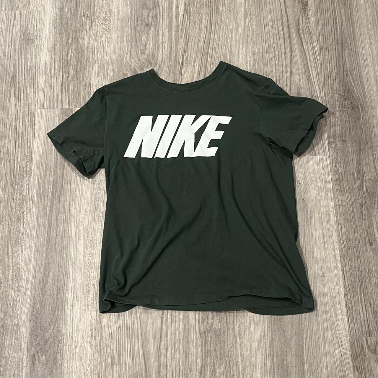stadium green nike shirt