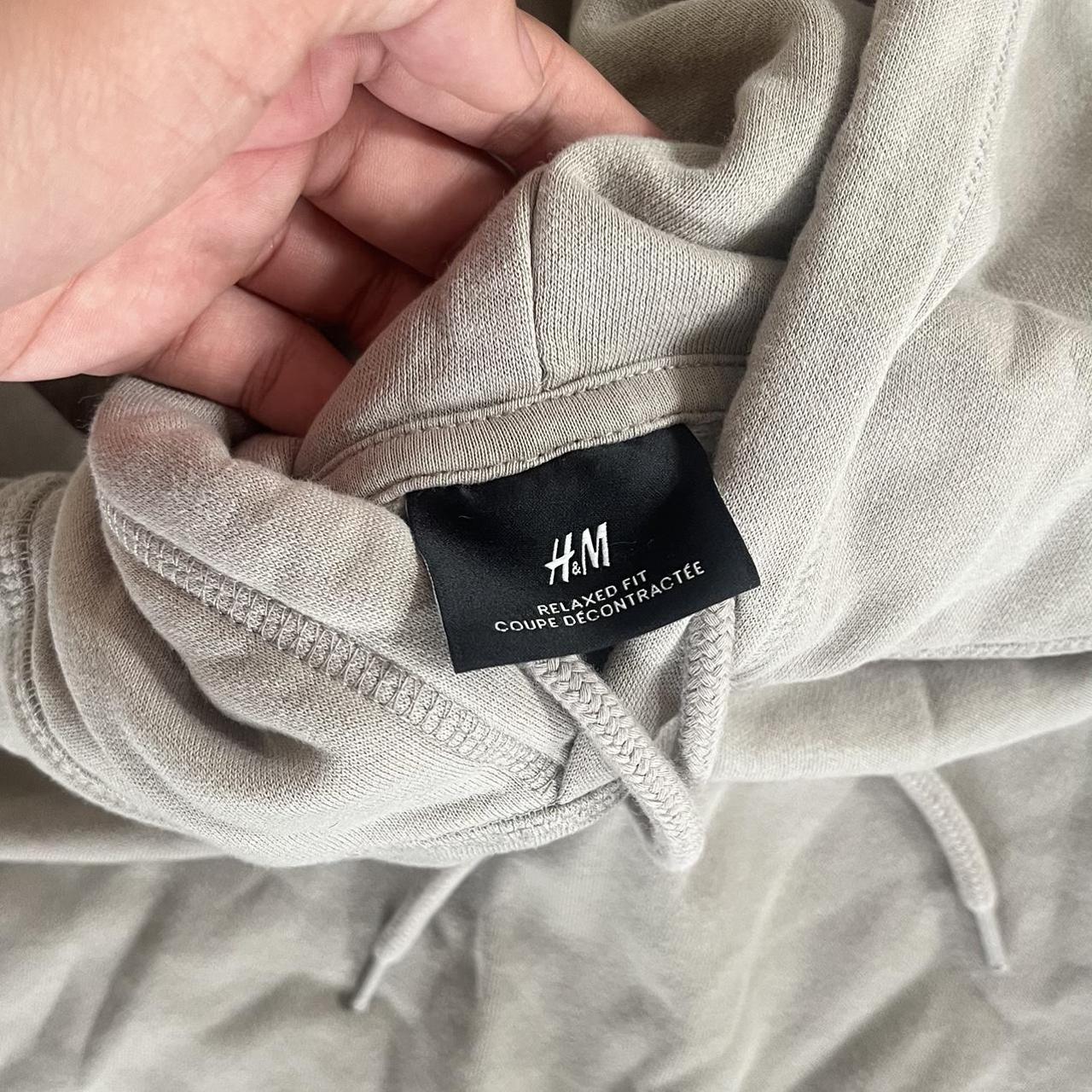 H&M Men's Cream Hoodie | Depop