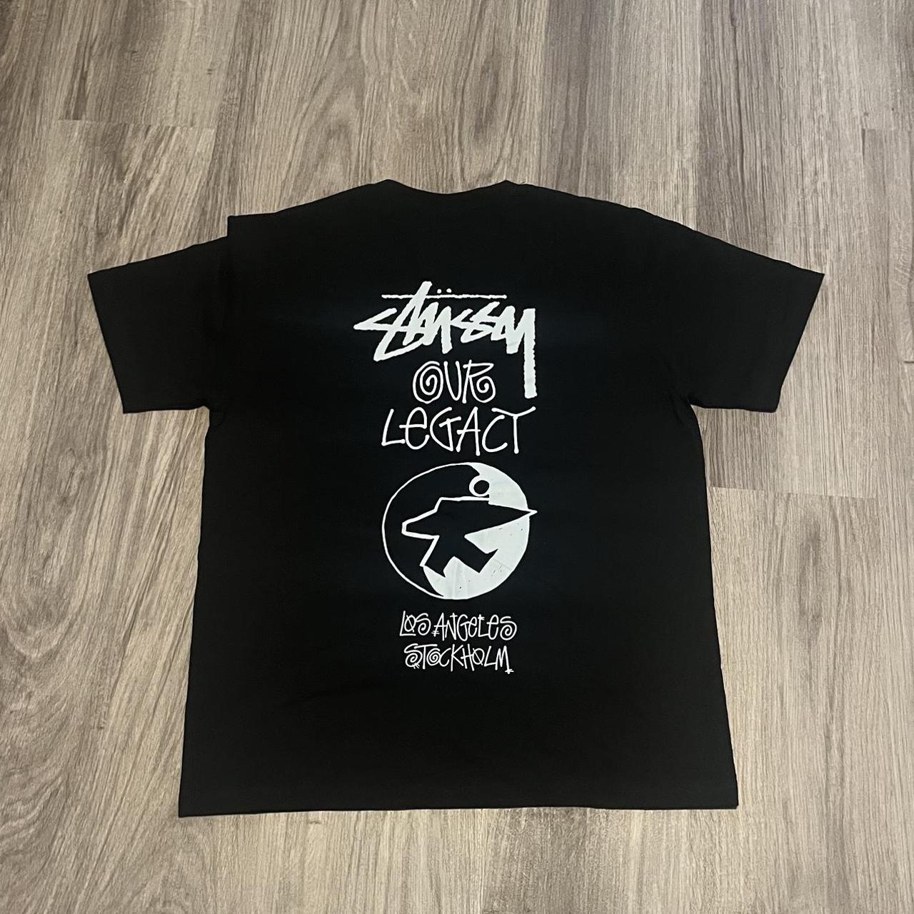 Stussy x Our Legacy Surfman Tee Size Medium Cropped... - Depop