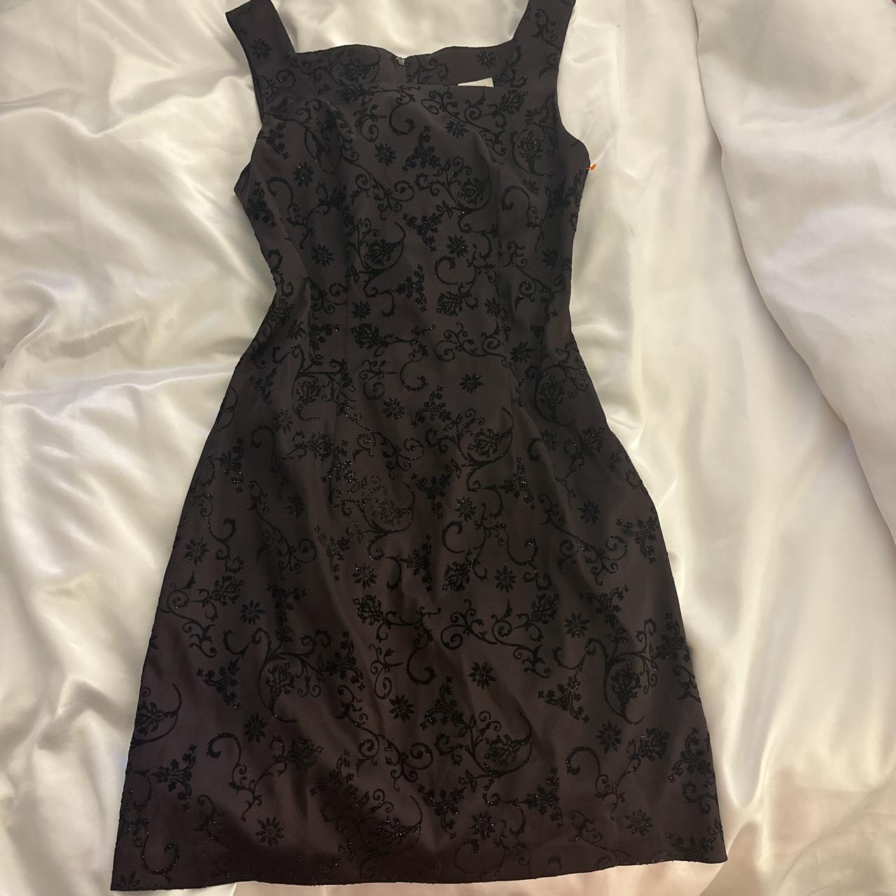 Women's Black and Purple Dress | Depop