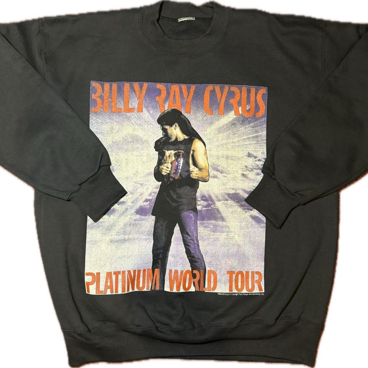 Billy Ray popular Cyrus Vintage Platinum World Tour Tee Shirt 1993