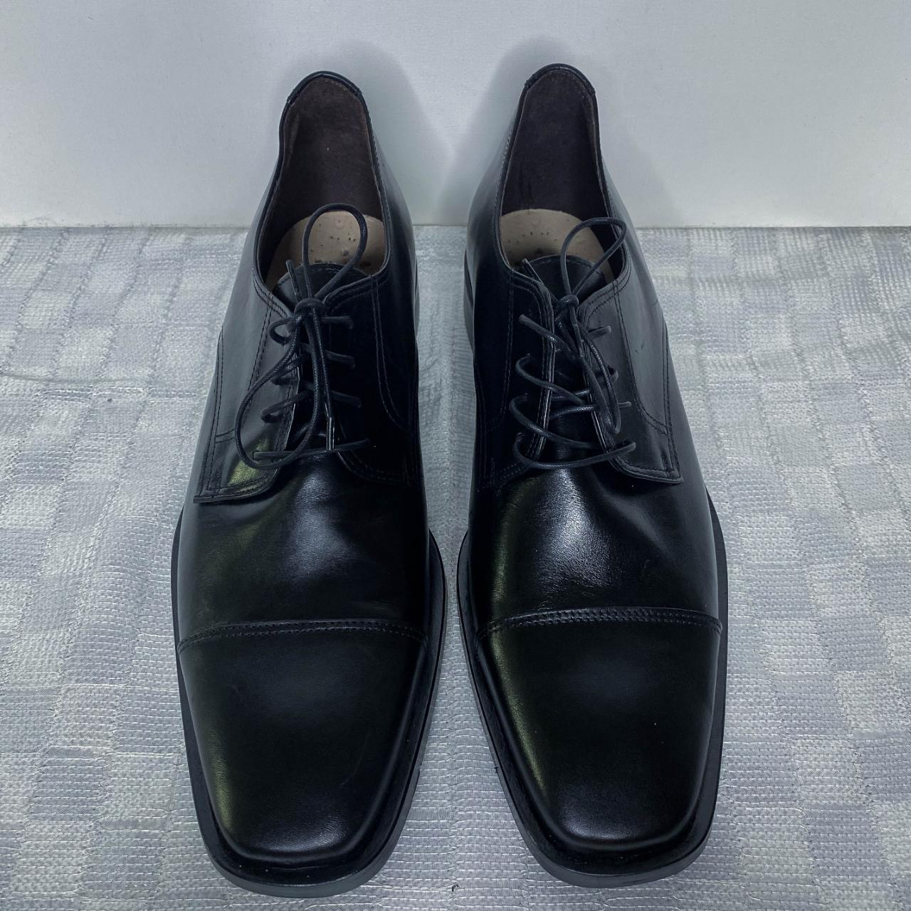 Italian Vero Cuoio Men's Lace Up Patent Leather Dress Shoes