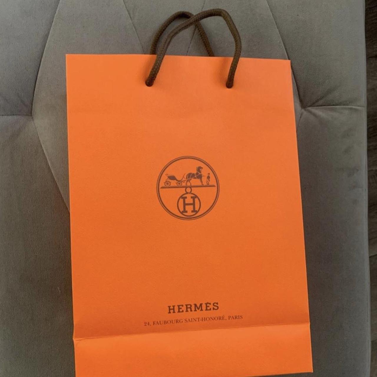 Hermes tall shopping bag Like new condition. Taller... - Depop