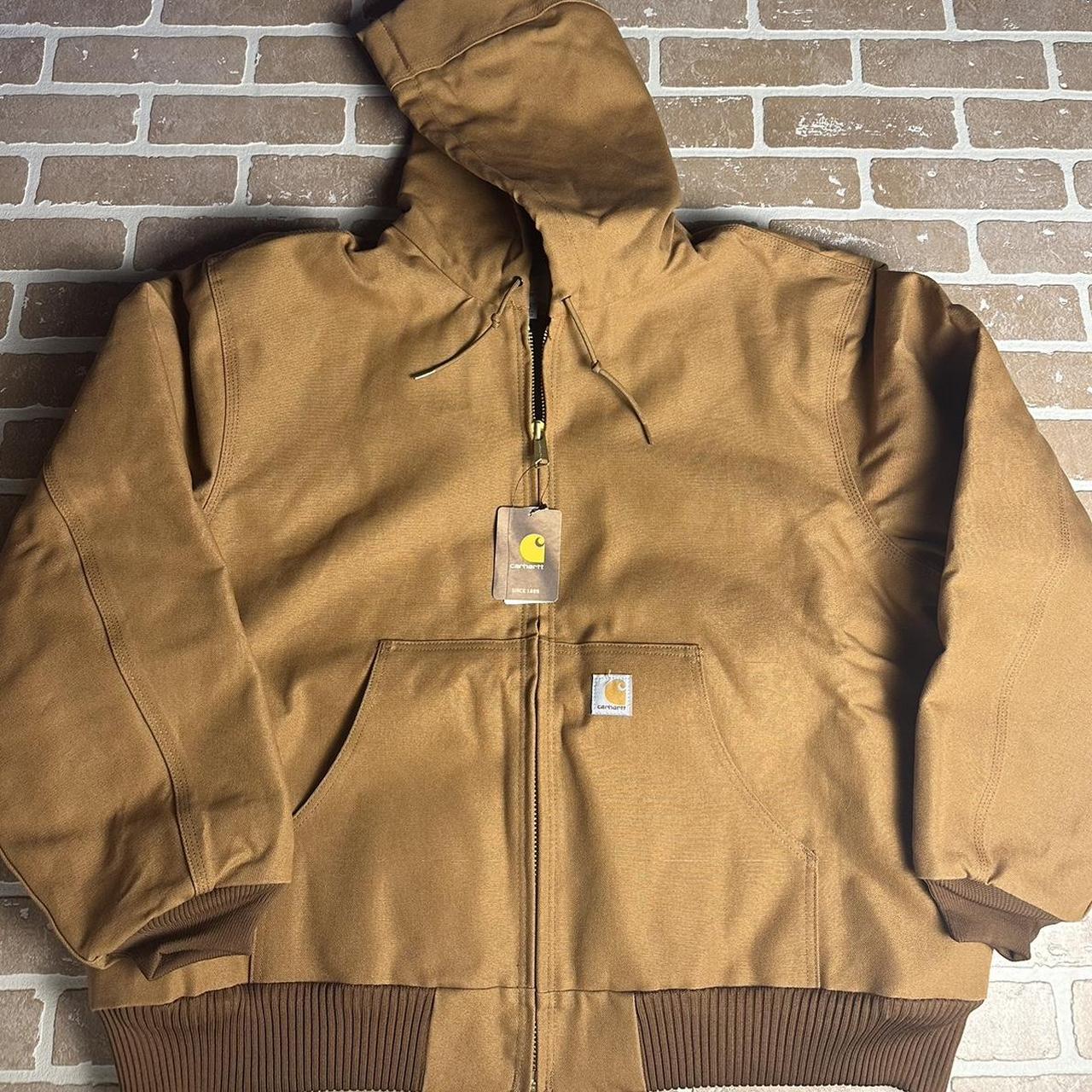 New With Tags Carhartt Men’s 2XL Brown Coat New... - Depop