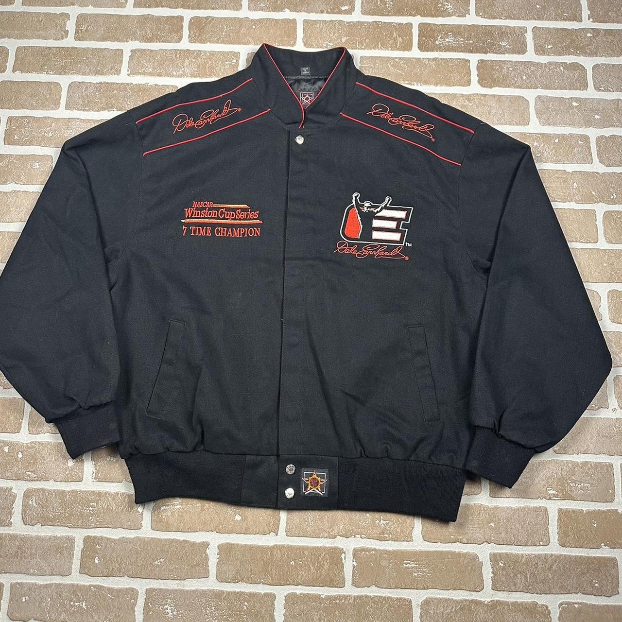 Vintage Dale Earnhardt JH Design Racer Jacket Men's... - Depop