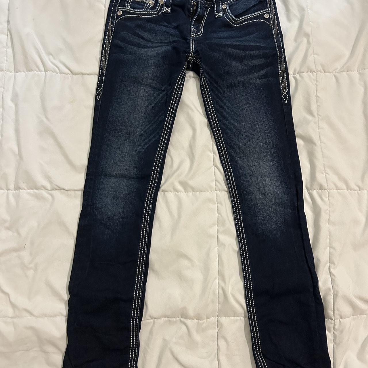 Women's Jeans - Navy/Blue - 26" – Dark wash rock revival denim jeans #darkwash …