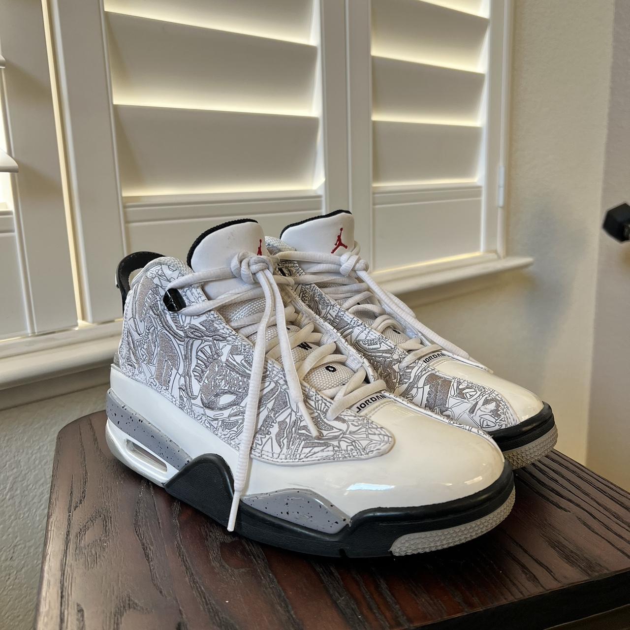 Jordan Dub Zero White Cement Size Depop