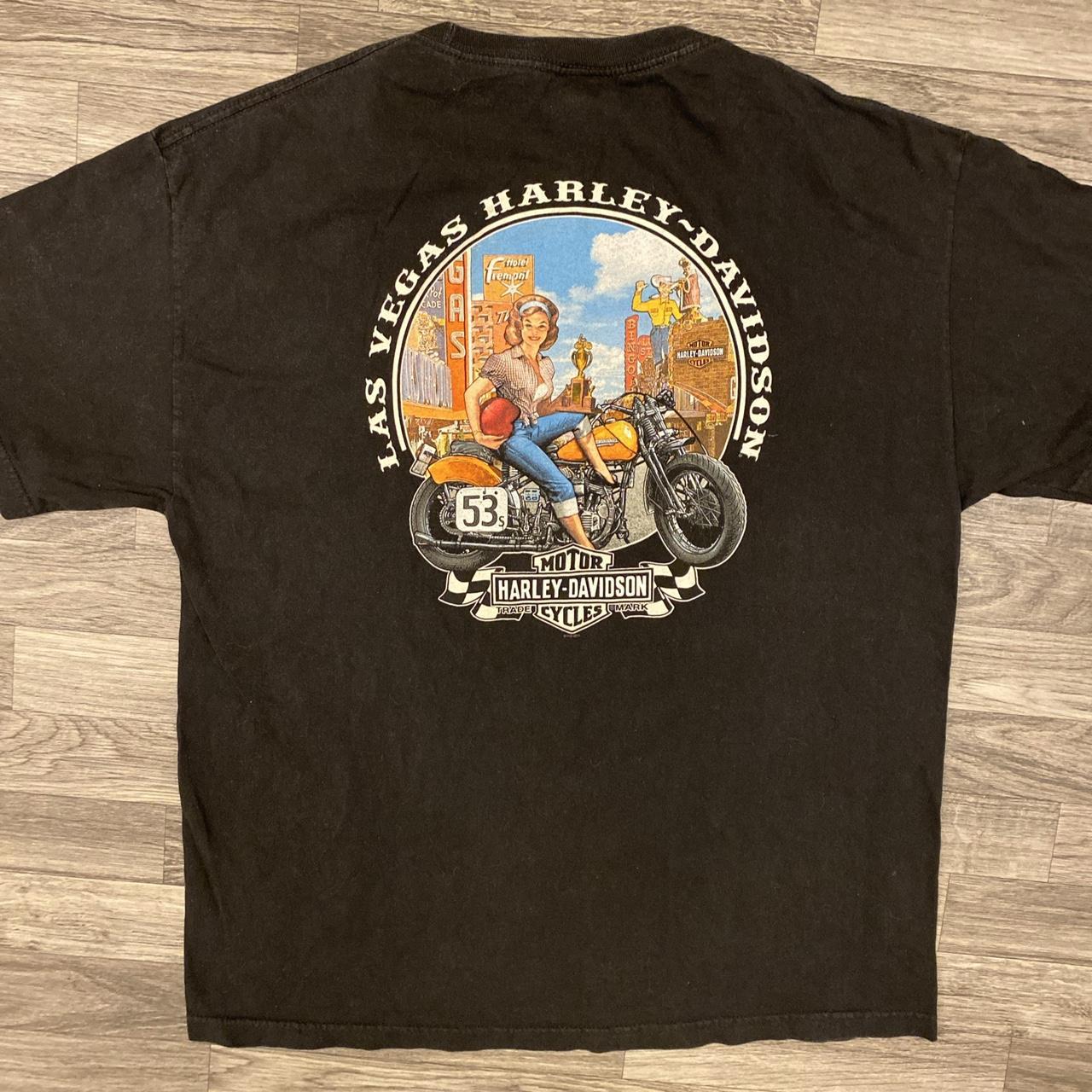 Harley-Davidson Biker Chick T-Shirt XL Measurement... - Depop