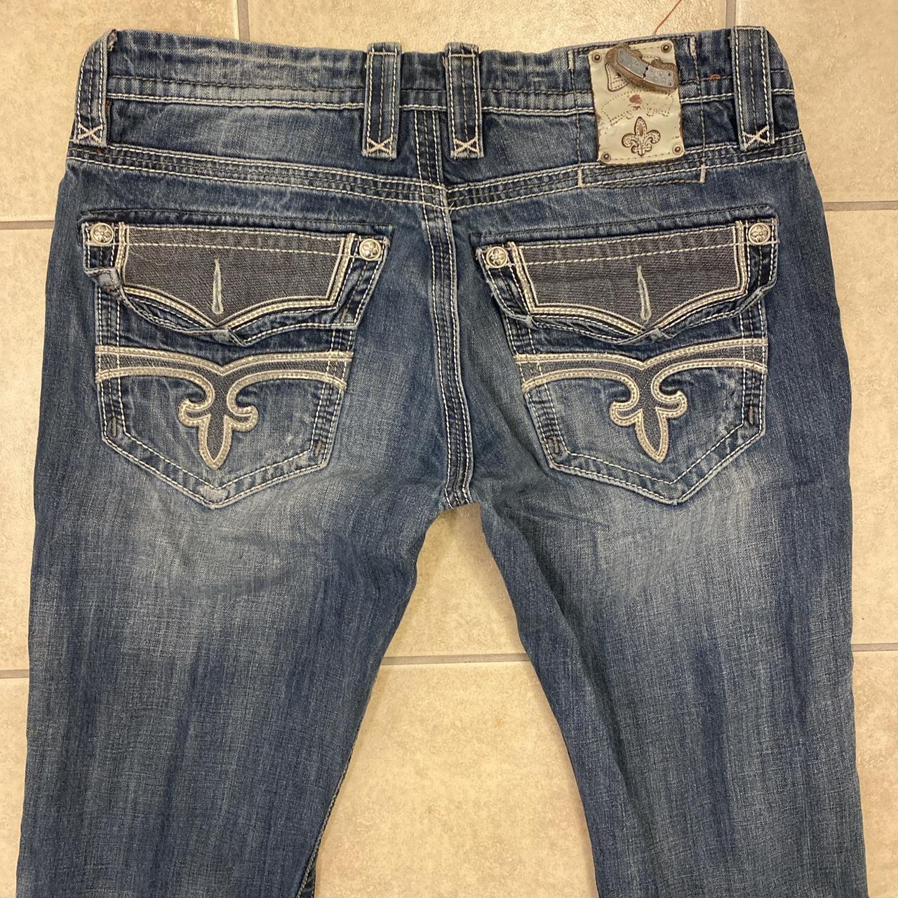 Men’s Rock Revival Jeans 36 Measurement Blue Denim - Depop
