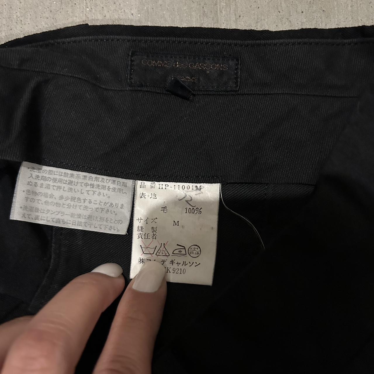 Comme des Garçons Women's Black Trousers | Depop