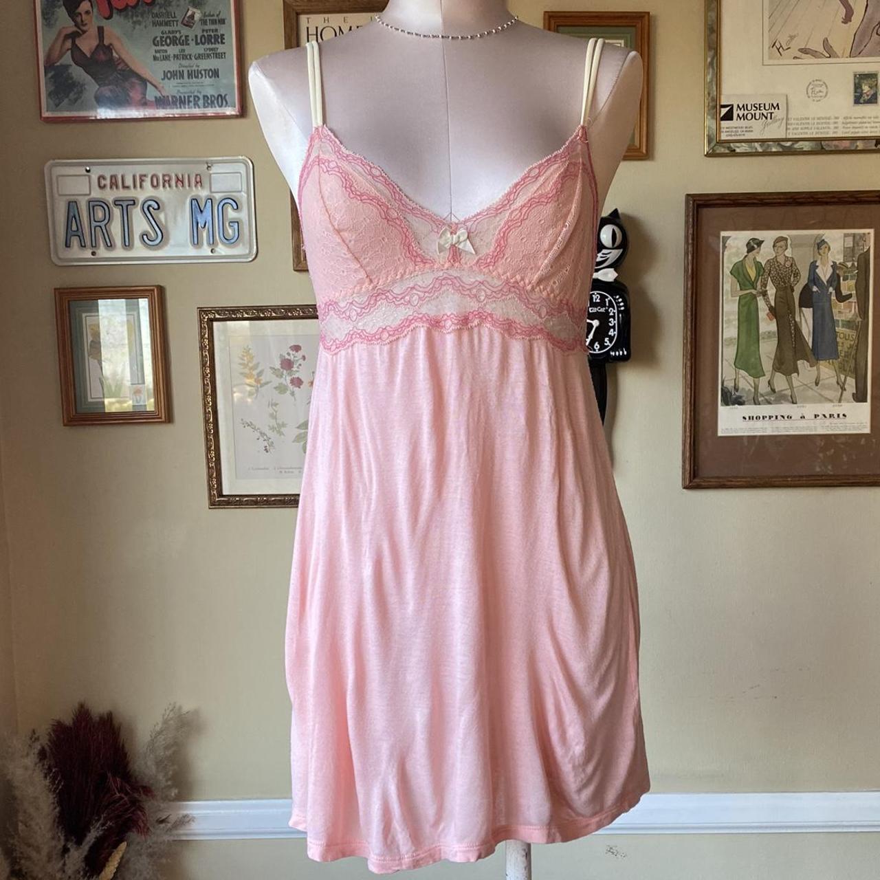 Eberjey Women's Pink and Orange Pajamas Depop