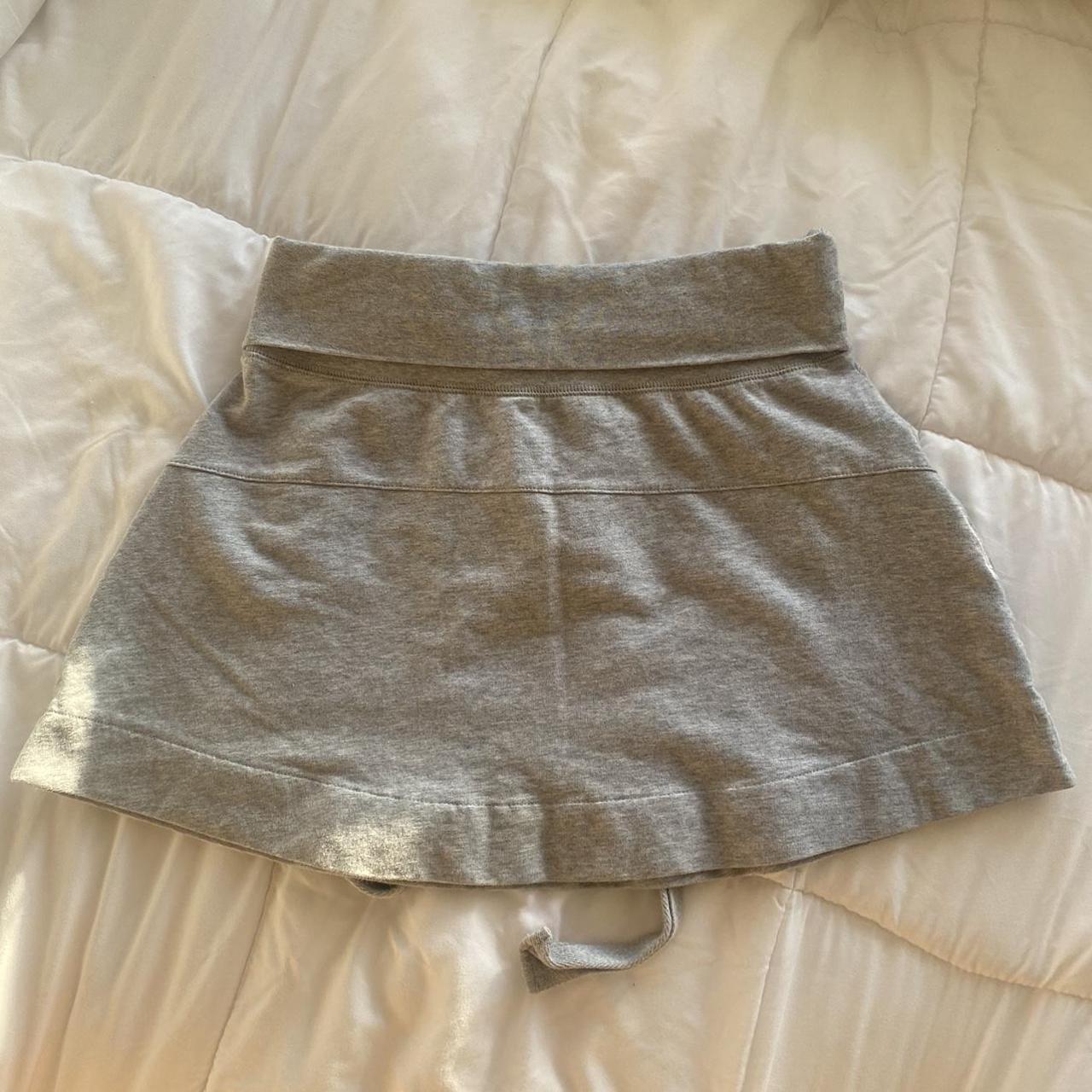 Max Rave Grey Mini SweatSkirt 🎀 Features pockets... | Depop