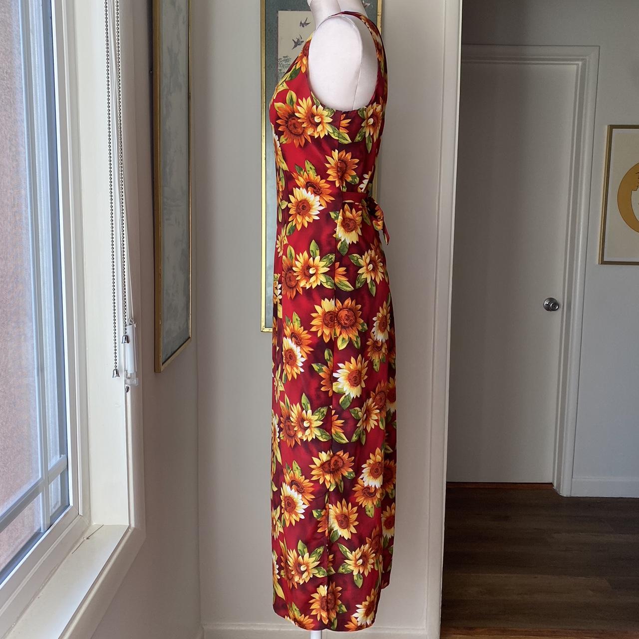 Pretty Good USA Red Floral Maxi Dress 🌻 The perfect | Depop