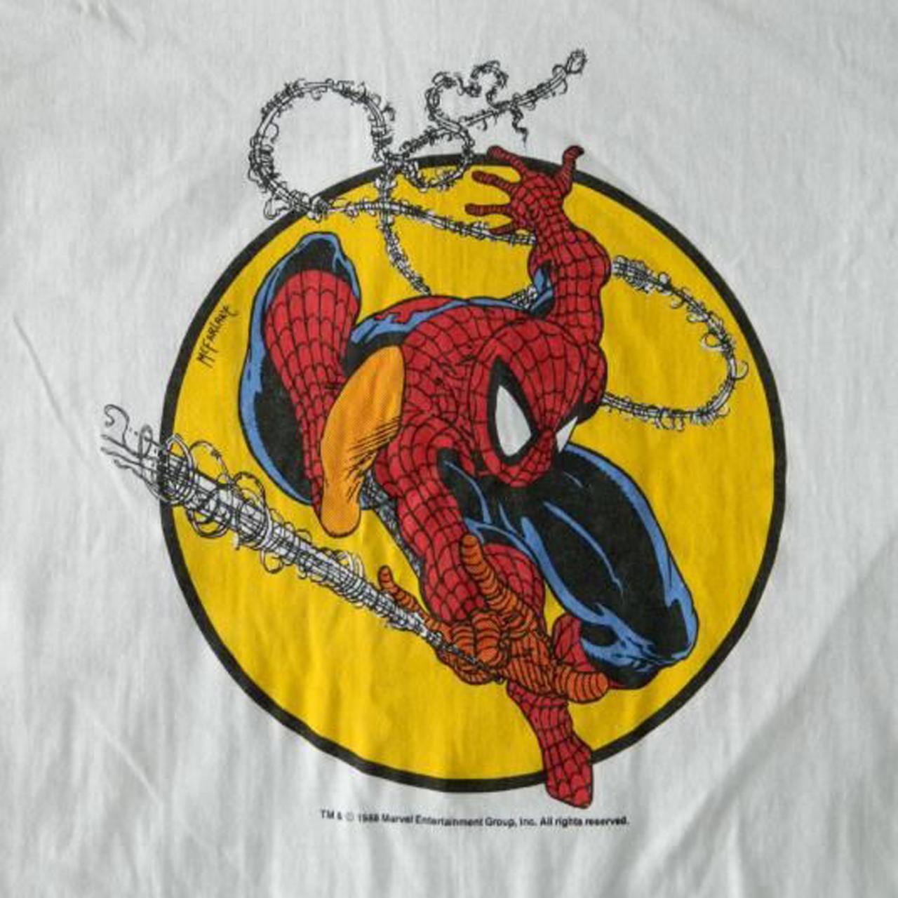 Vintage Shirt T-shirt 1988 Spider-man Todd Mcfarlane - Depop