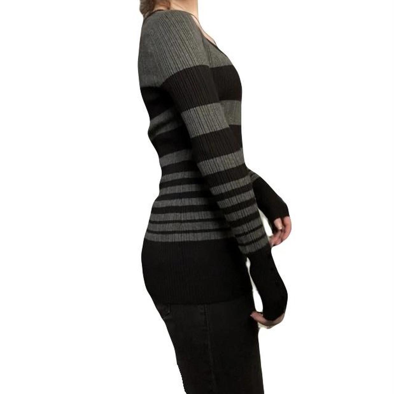 Hooked Up by IOT Women's Black and Grey Jumper (2)