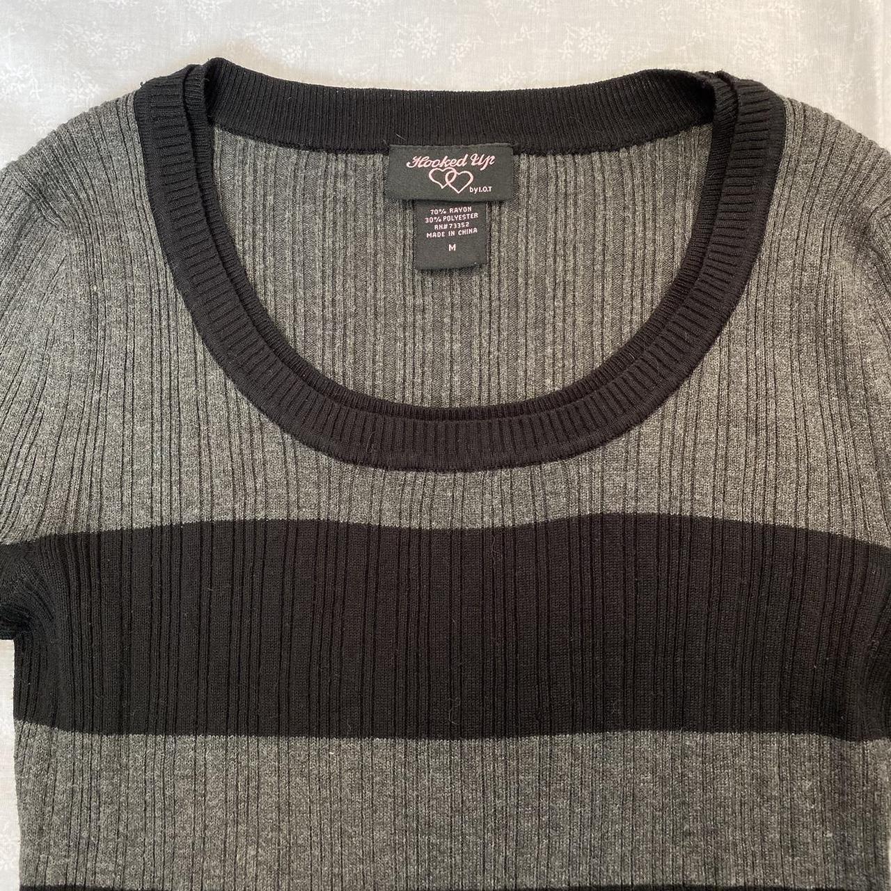 Hooked Up by IOT Women's Black and Grey Jumper (6)