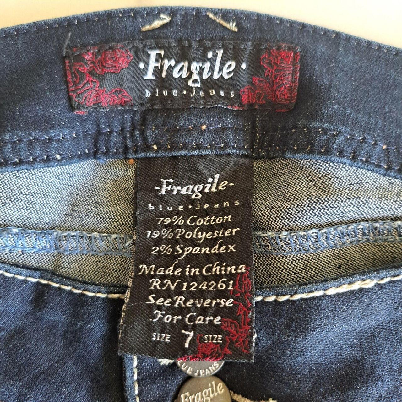 Fragile blue hot sale jeans brand