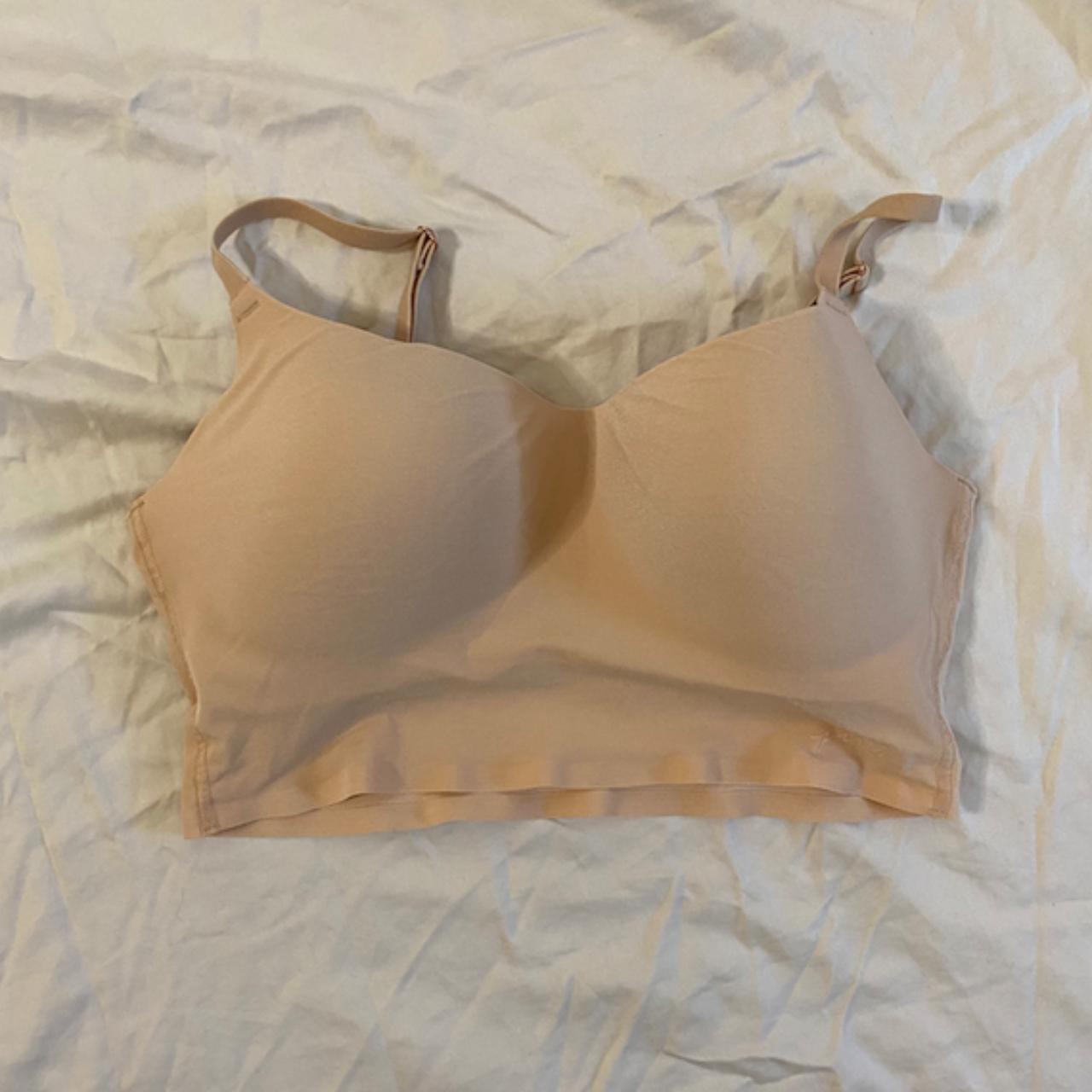 Soft victoria's secret nude wireless bra size - Depop