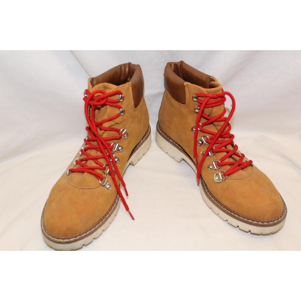 Steve madden red lace boots online