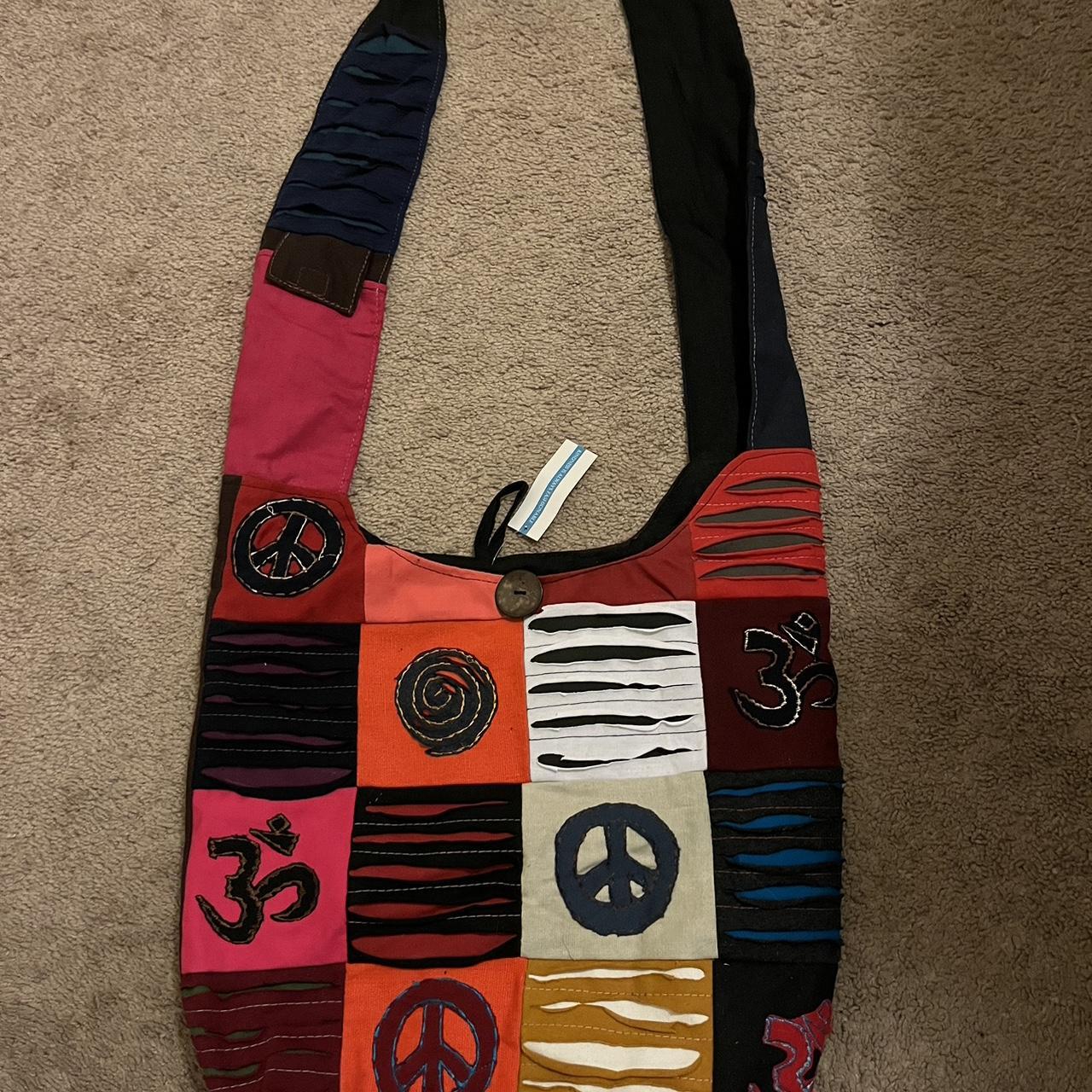 Handmade hippie bag. Pockets inside. Brand Tribe. Depop