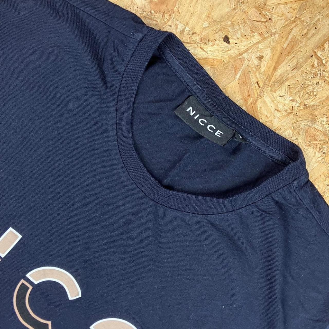 NICCE Men's Navy Tshirt Depop