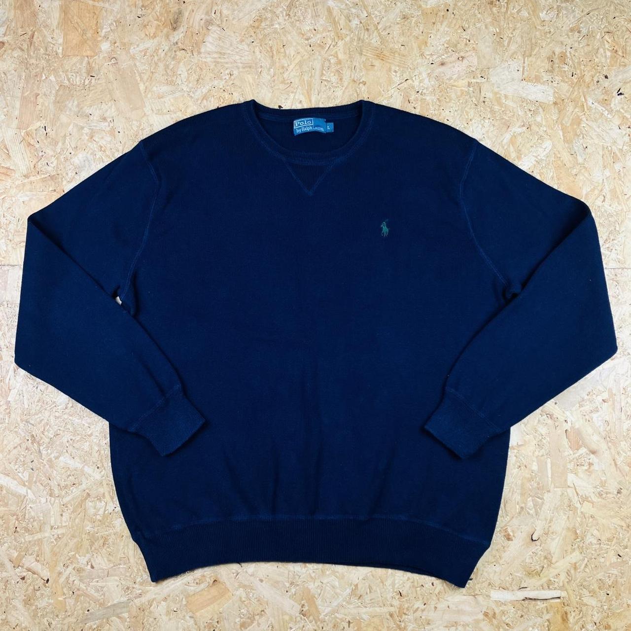 Polo Ralph Lauren Men's Navy Jumper | Depop