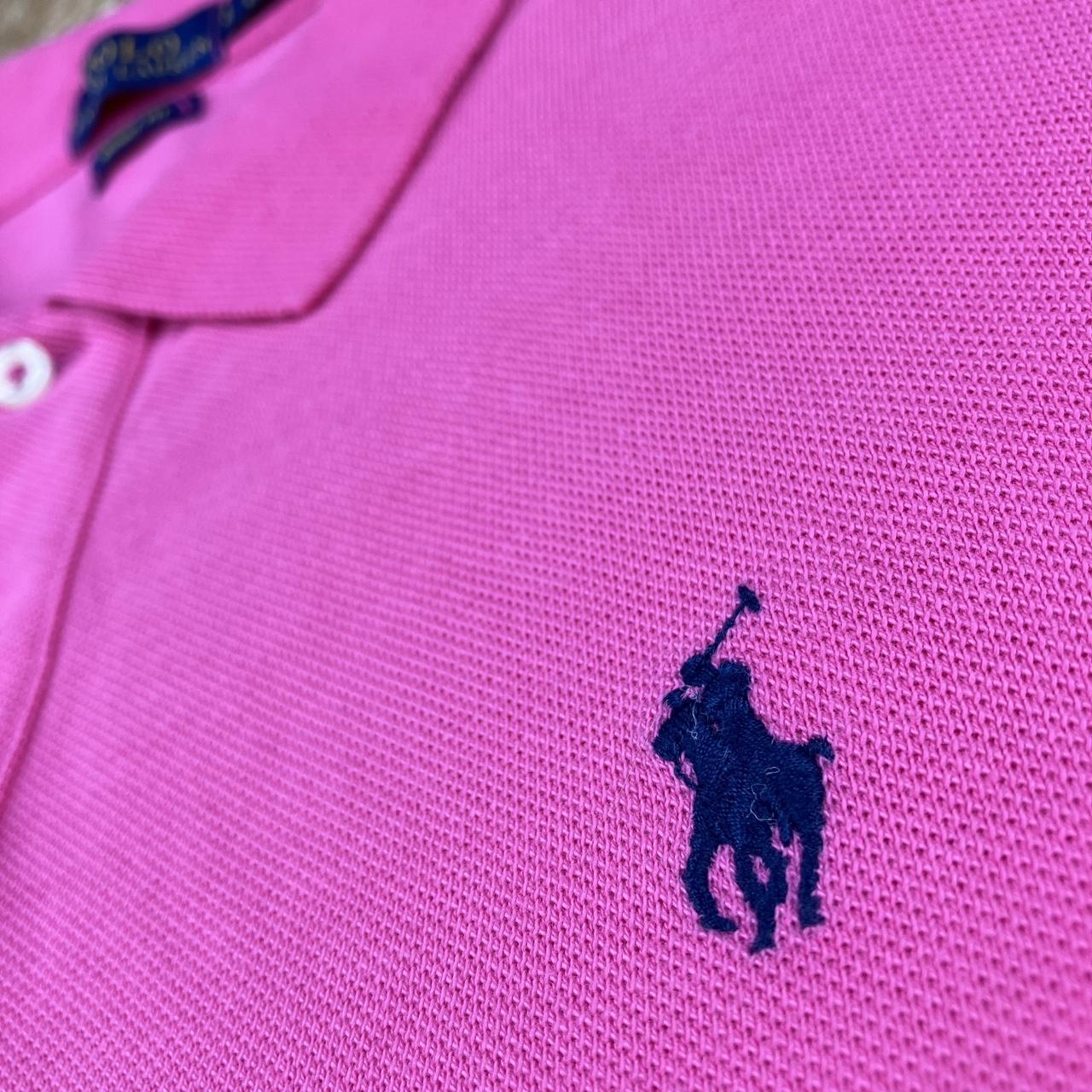 Polo Ralph Lauren Pink women’s Polo shirt #tshirt... - Depop