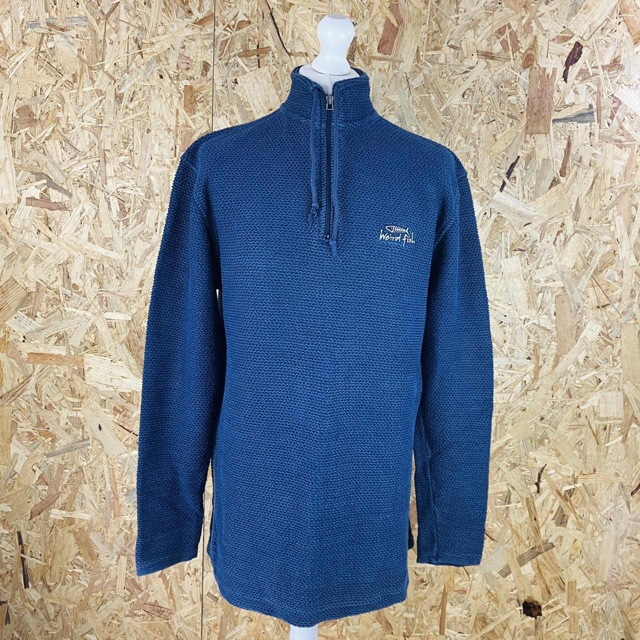 Weird Fish Zip Jumper vintage Blue Surfer Overhead... Depop