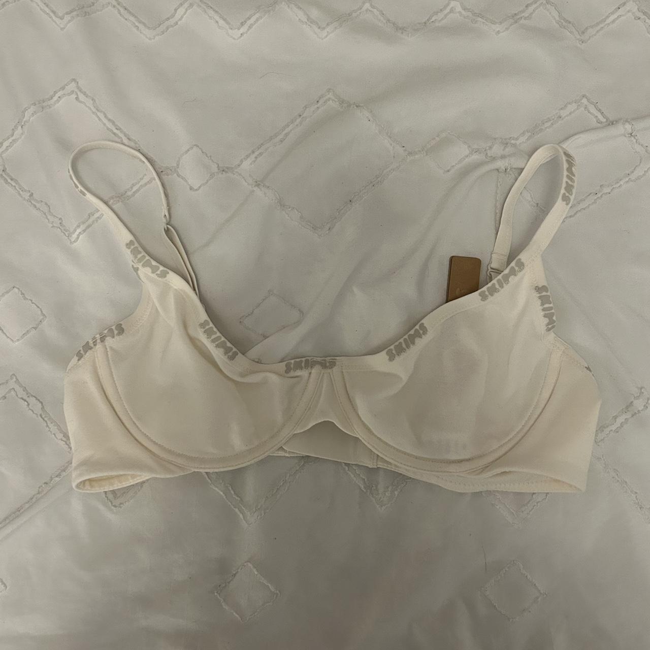 Skims Cotton Logo Underwire Demi Bra - 36B •Shade:... - Depop