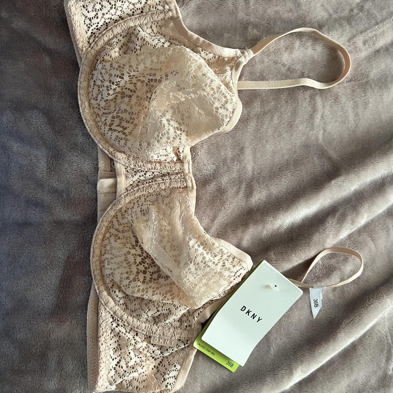 DKNY lace bra. Brand new 36B. I just never reached - Depop