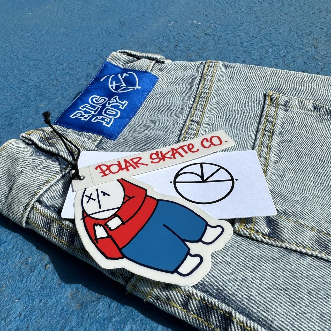 🔵Polar Skate Co. Big Boy Jeans -Light Blue *BRAND... - Depop