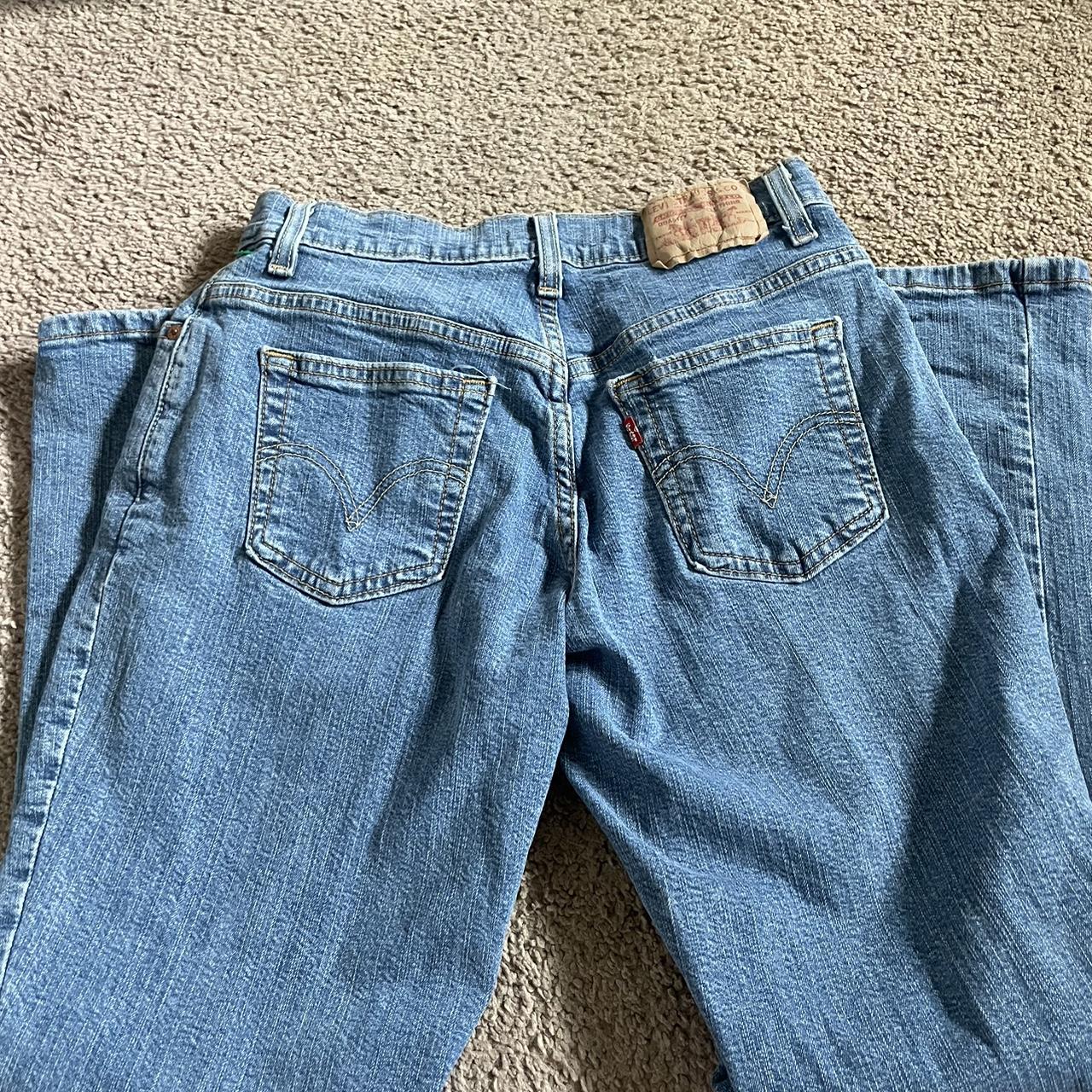 Levi’s 550 bootcut jeans size 4s small stain shown... Depop