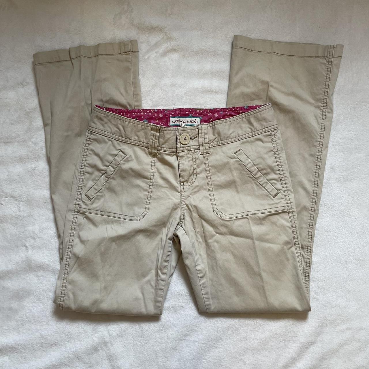 vintage Aeropostale cargo pants size 3/4... - Depop