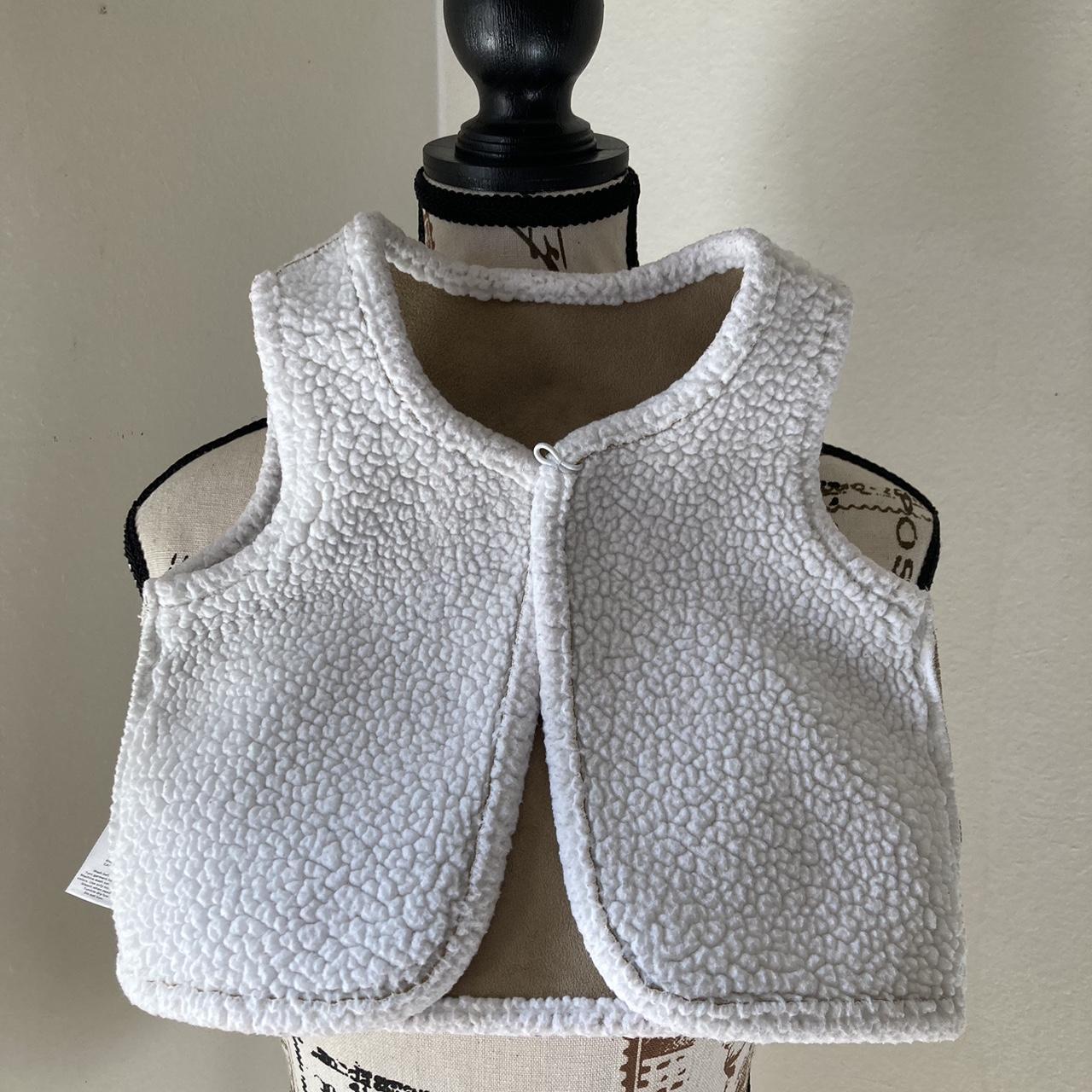 Carter's Tan and White Gilet (3)