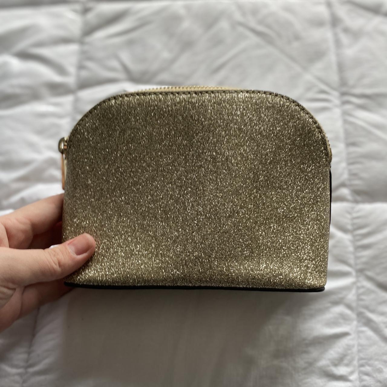 Michael kors deals gold glitter bag